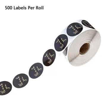 

500pcs Round Thank You Stickers Seal Labels Wedding Party Scrapbooking Package Sticker