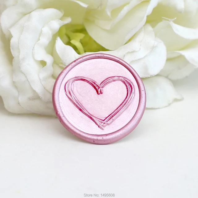 Heart Wax Seal Stamp And Custom wedding seal,Head With Handle,Decoration  for Wedding Party Invitations Cards or Gift Wrapping - AliExpress