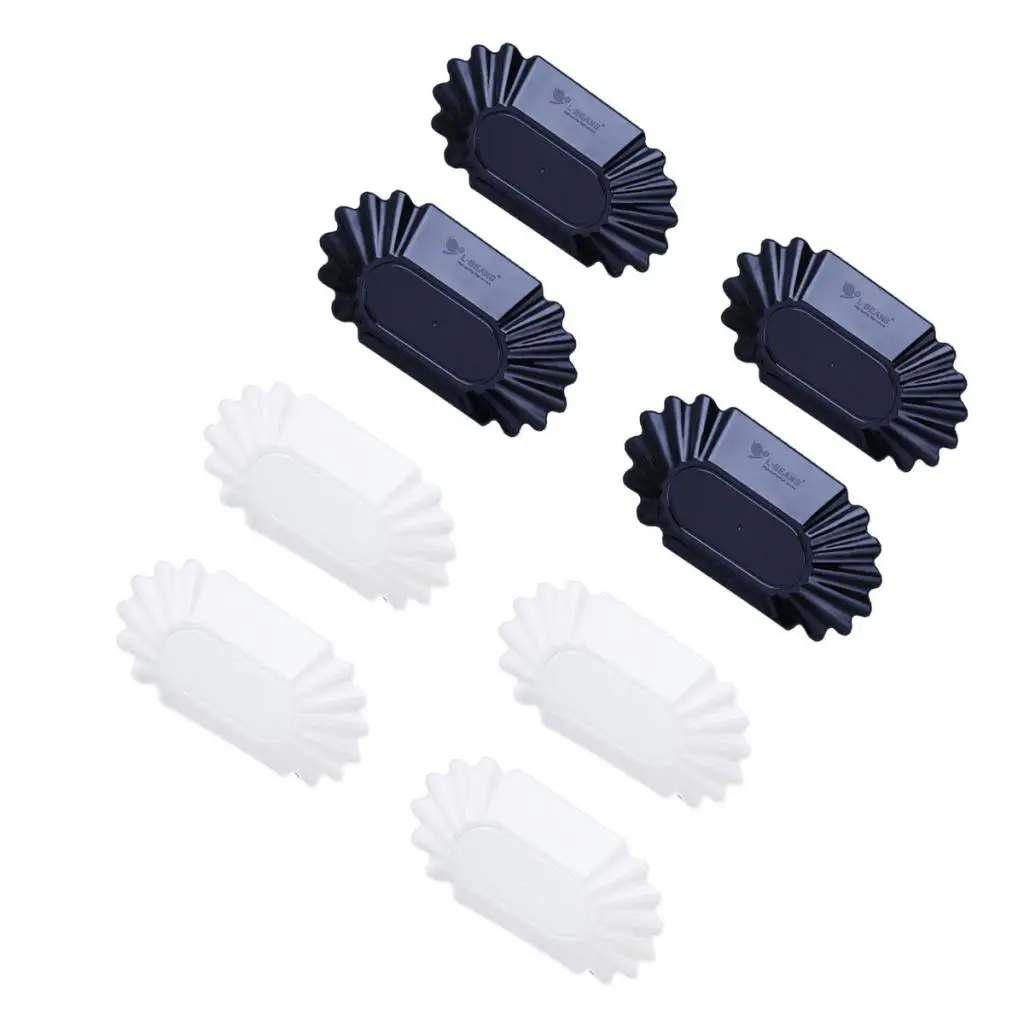 8pcs Oval Tray Plastic Dish for Green and Roasted Coffee Beans Snack Plates