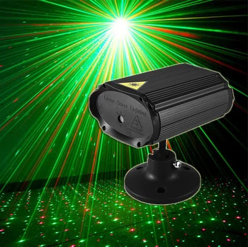 

Protable Star Projector Stage Decoration R&G Laser Effect KTV Club Wedding Mini Laser Light