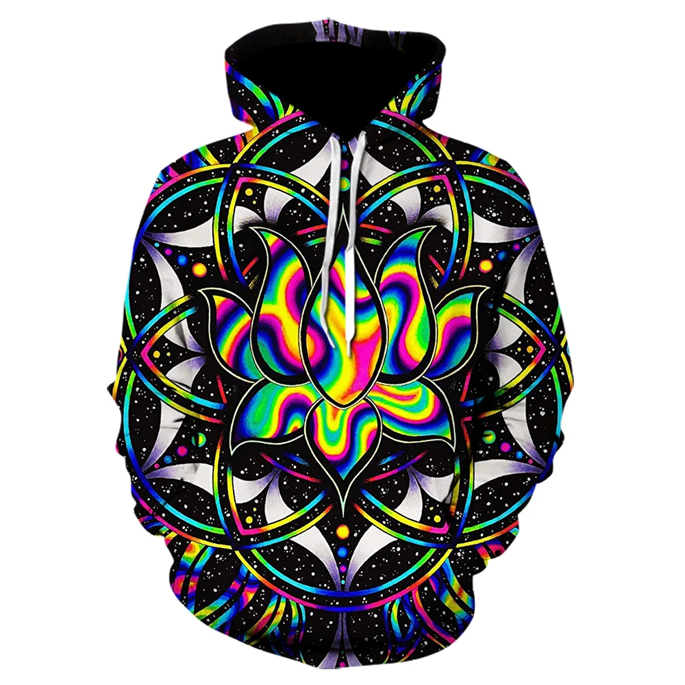 

2021 New Dizzy 3d Printed Sweatshirt Men's Psychedelic Hoodie Colorful Fashion Hoodie Design Even Casual