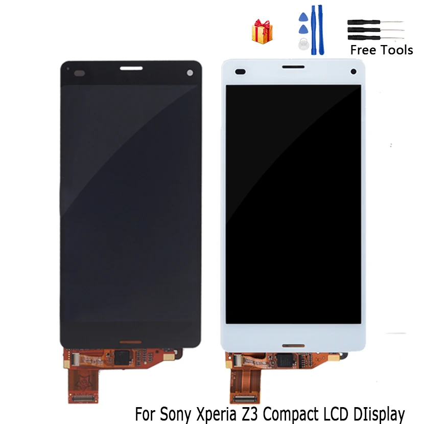 Для sony Xperia Z3 compact D5803 D5833 ЖК-дисплей с сенсорным экраном дигитайзер сборка для Mini lcd