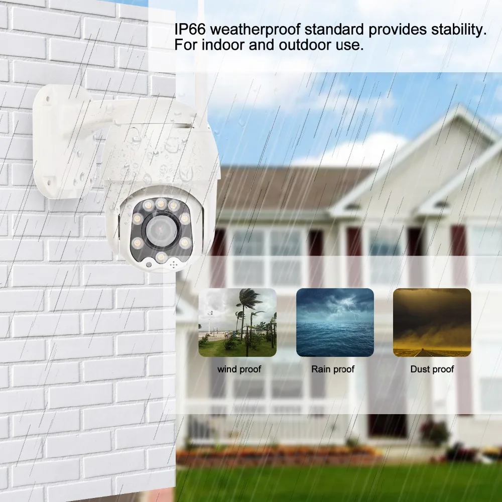 CamHi PTZ Wifi IP камера беспроводная 1080P купольная Onvif двухсторонняя аудио запись наружная Водонепроницаемая CCTV камера безопасности ip-камера