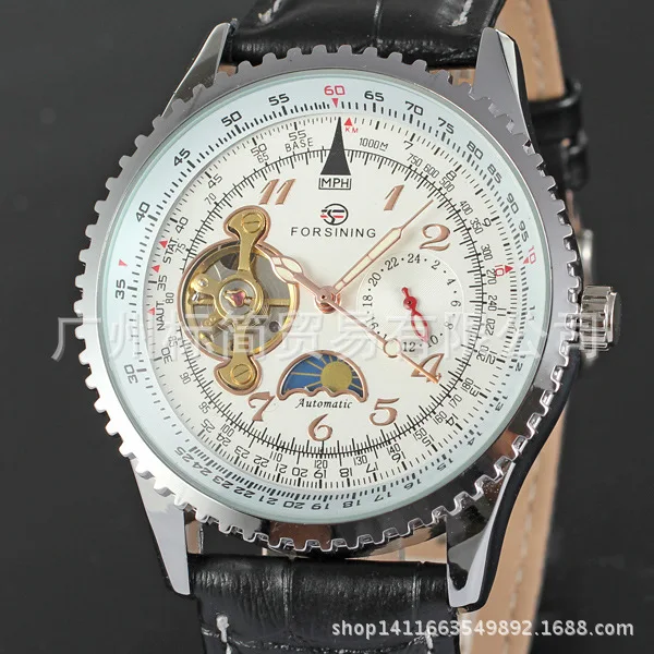 

AliExpress Moon Phase forsining Genuine Product Tourbillon Men Automatic Analog Watch
