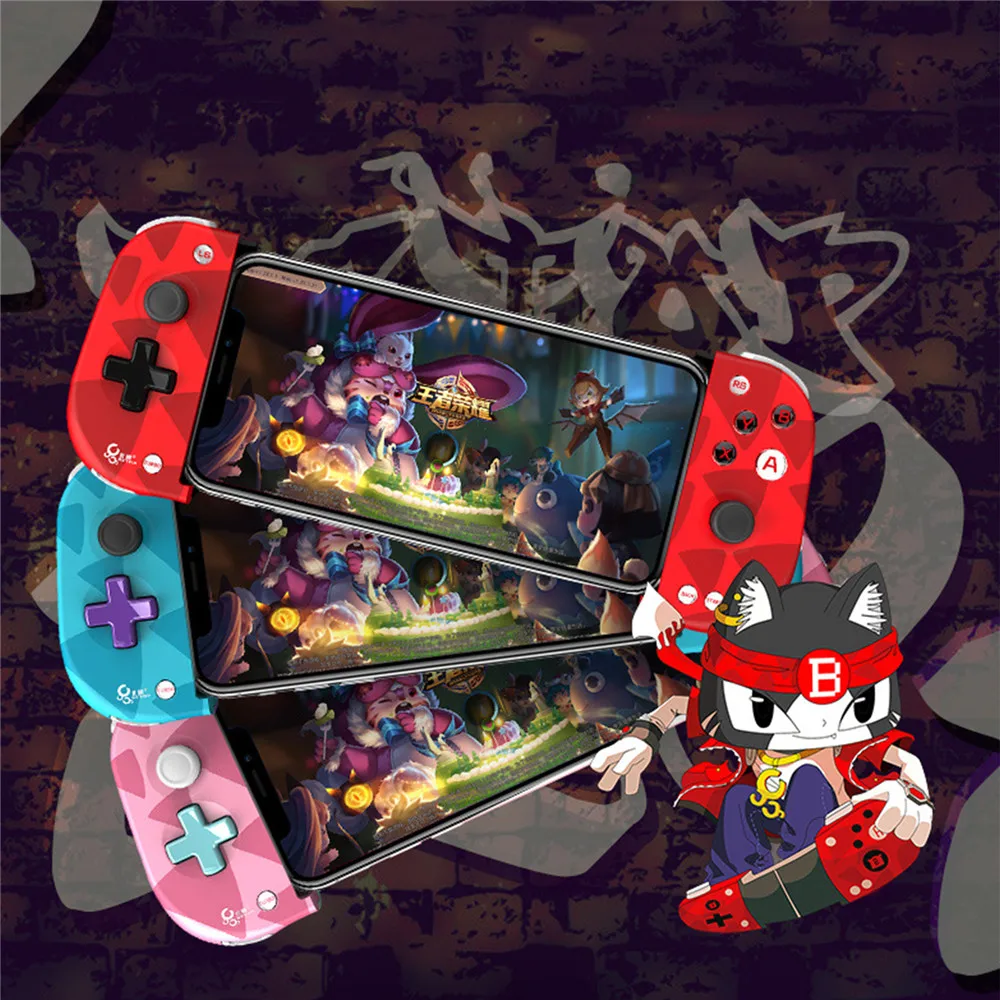  PUBG Mobile Joystick Controller Portable Wireless Gamepad Stretching Bluetooth Gamepad for iOS/Andr