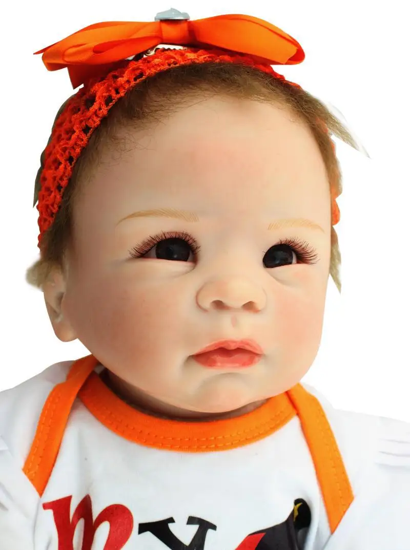 Топ Reborn Baby Реалистичная кукла 55 см милое лицо высокое искусство милый горячий стиль лучший творческий мама ребенок игрушка Рождественский подарок