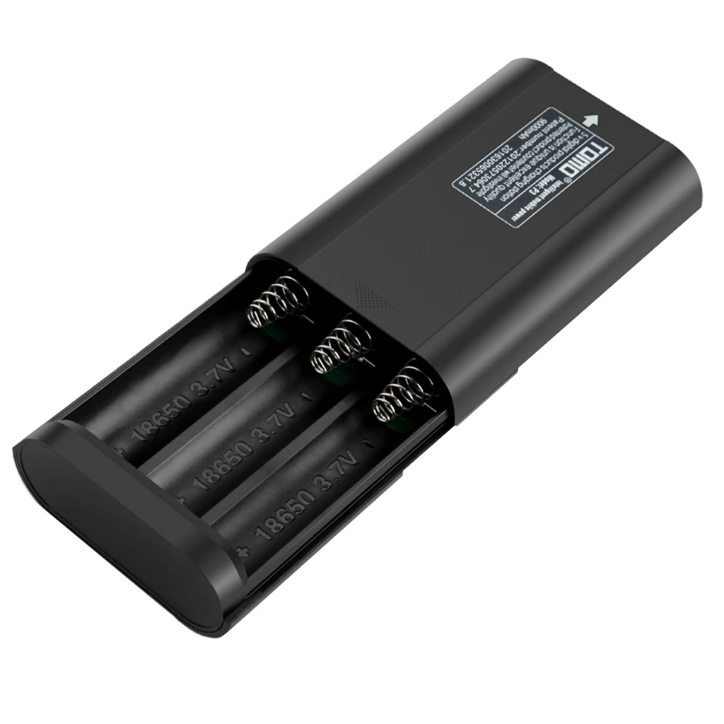 TOMO P3 Dual USB Ports DIY Power Bank Box , 3X 18650 Battery Charger for iPhone, iPad ,HTC,Mobile phone & More