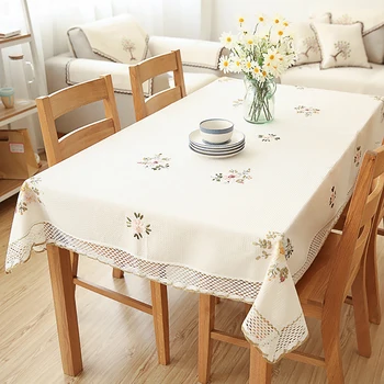 

Embroidery Table Runner Flag Cloth Cover Floral Tablecloths Tea restaurant Table Cover Printed Dining Home Decoration