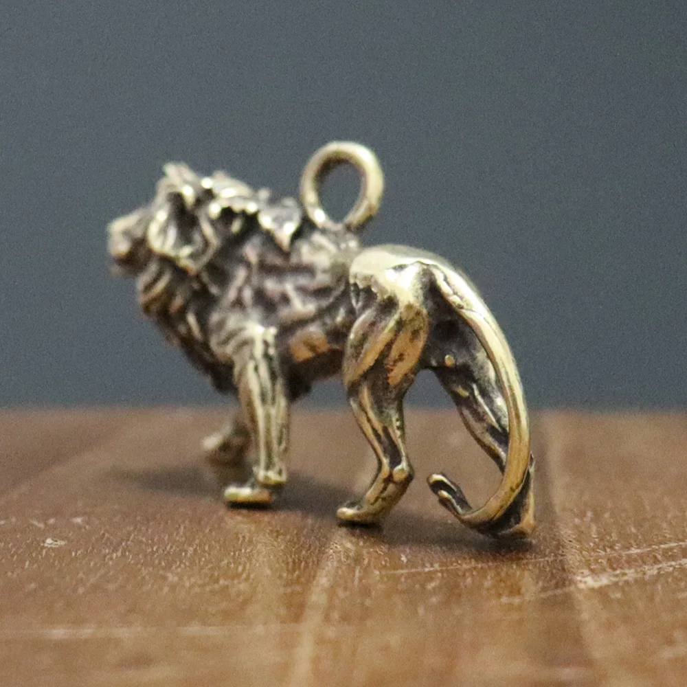 lion king keychain pendant brass (5)