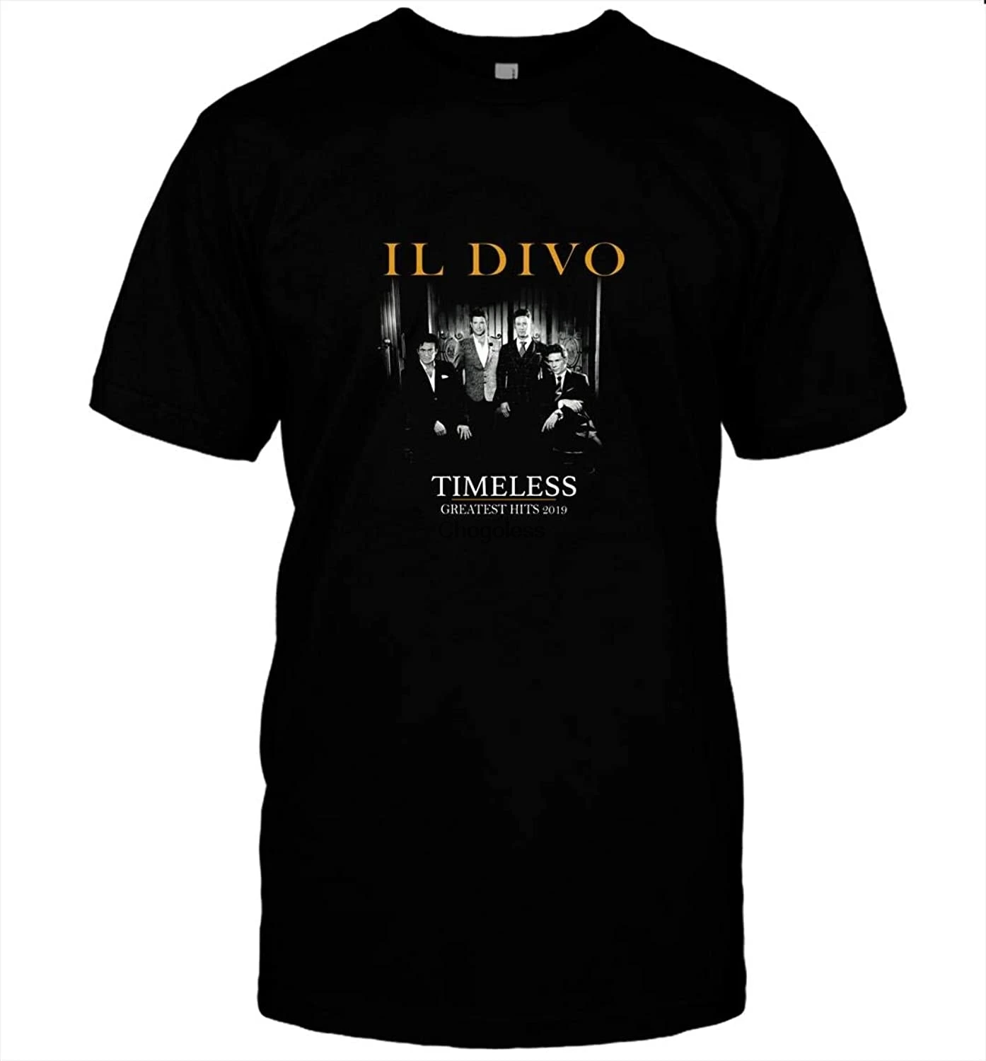 Черная футболка IL DIVO Tour 2019 10 DMN | Мужская одежда