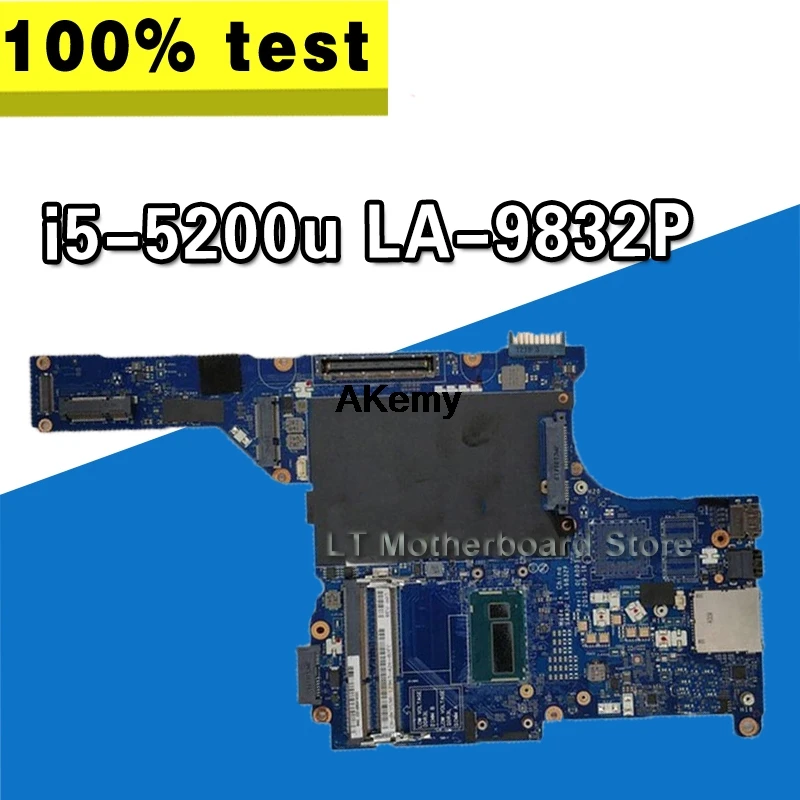 

Quality mainboard For Dell E5440 Laptop motherboard i5-5200u/i5-5300u VAW30 LA-9832P 100% Tested