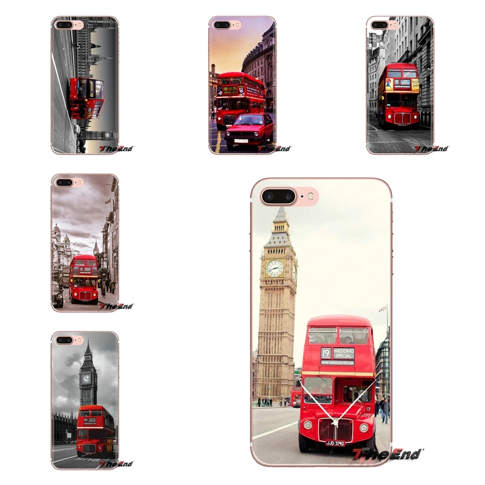 Чехол для телефона Великобритании Лондонский красный автобус Биг Бен samsung Galaxy S2 S3
