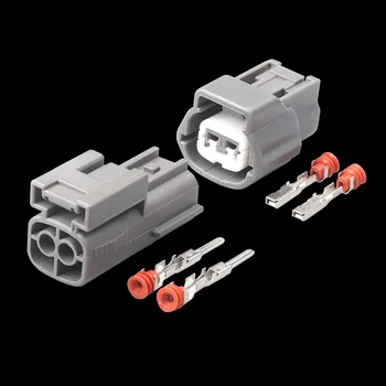 100 セット住友 2 ピン女性男性コネクタ 6189-077 エンジンE-RS水温センサー電気ショック療法コネクタ