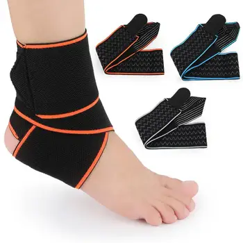 

Sport Anklets Men's Pressurized Ankle Support Basketball Volleyball Badminton Ankle Brace Protector with Strap Non-slip Elastic