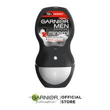 Garnier Дезодорант-антиперспирант шариковый "Mineral, Черное, белое, цветное", защита 72 часа, невидимый, мужской, 50 мл