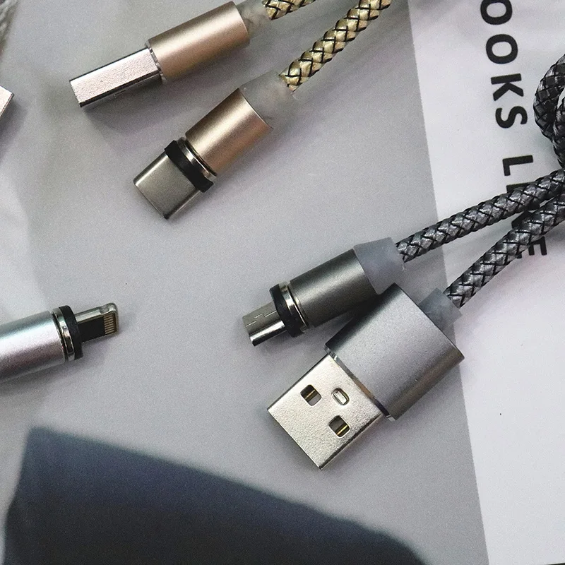 Cafele Магнитный кабель 3 в 1 Micro usb type C адаптер зарядное устройство Быстрая зарядка для Iphone samsung Xiaomi магнит Android шнур для телефона