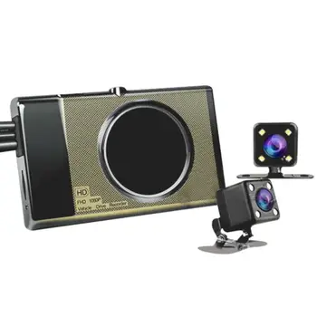 

New Se600 Metal Locomotive Motorcycle Recorder 1080P Dual Lens Hidden Waterproof G-Sensor Motorbike Driving Recorder