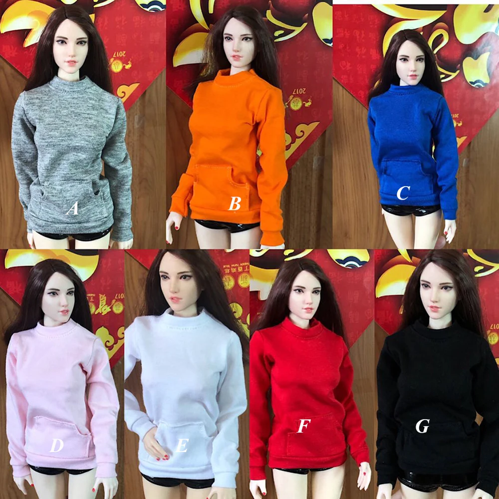 

In stock 1/6 Pullover Sweater Clothes Model Fit 12inch Female TBL Figure Body Toys