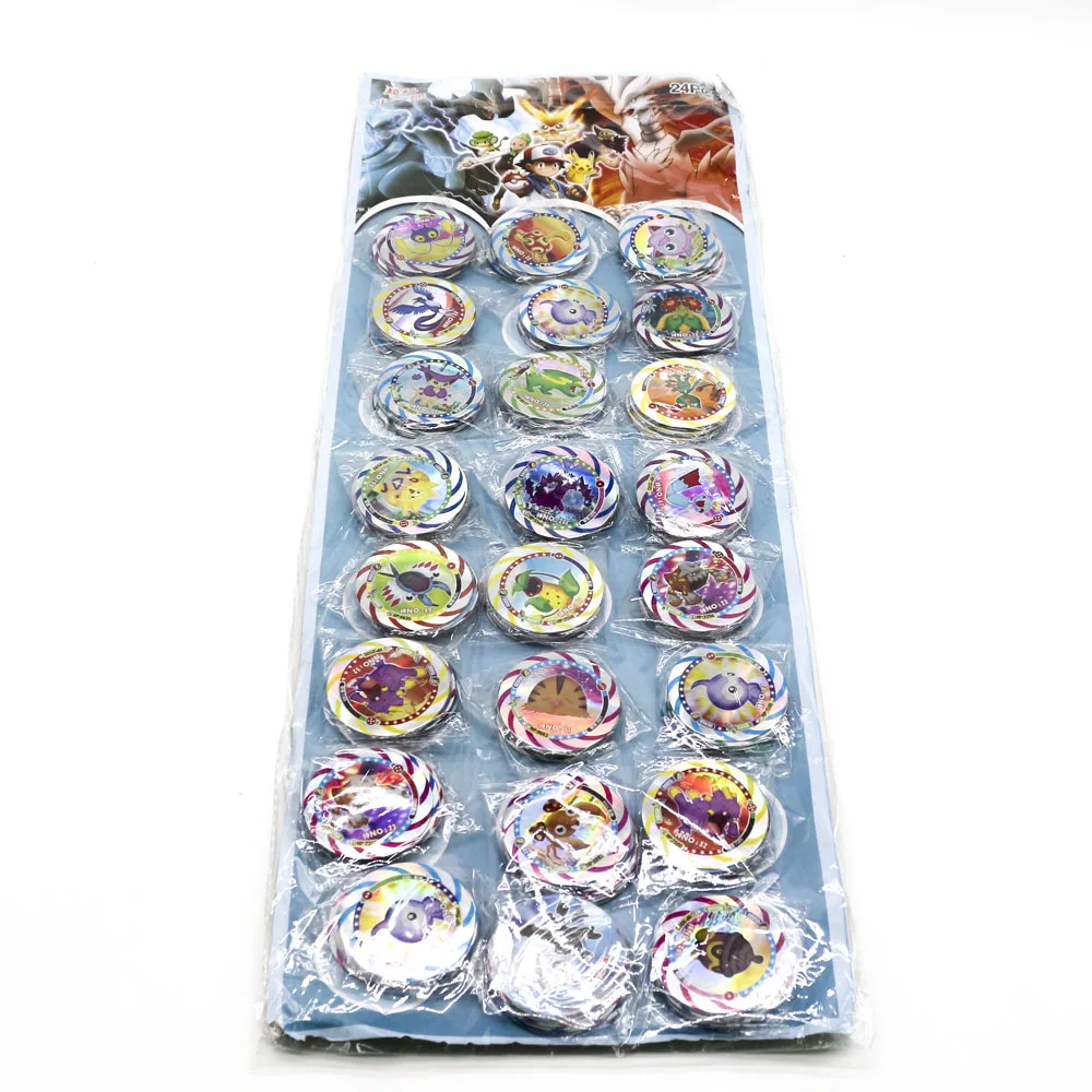12 шт./компл. Bling Flash Card Сияющие карты Pokemon для детей Коллекция игрушек DragonBall Z Cards