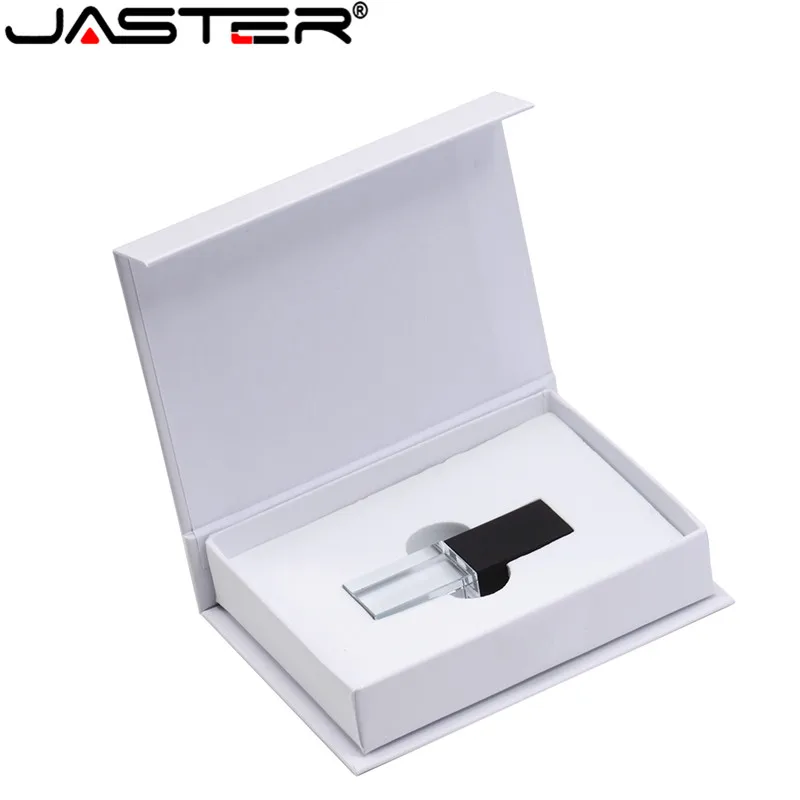 JASTER прозрачный стеклянный USB для автомобиля с логотипом, usb флеш-накопитель, 4 ГБ, 8 ГБ, 16 ГБ, 32 ГБ, 64 ГБ, USB флеш-накопитель, флеш-накопитель, ручка/Автомобильный подарок