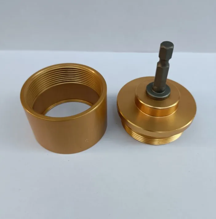 acessórios do mandril do modelo de alumínio da máquina tampando do parafuso tamanho da almofada do silicone