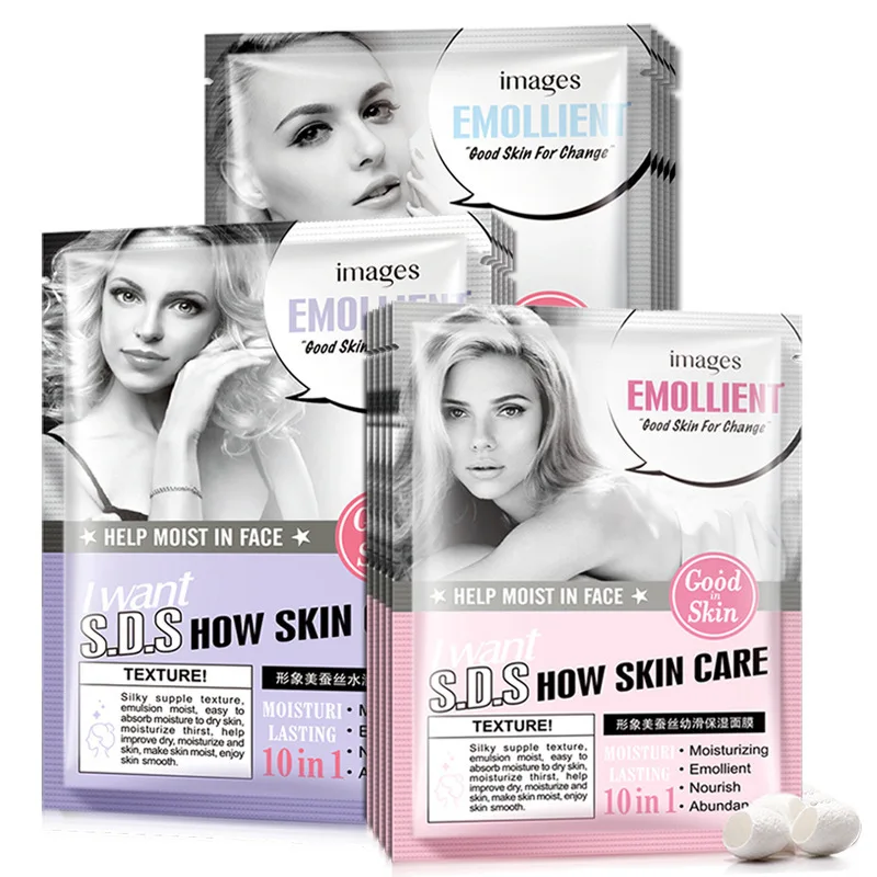 

New Skin Care Six Fruit Facial Mask Silk hydration Moisturizing Facial Mask Oil Control Blackhead Remover Wrapped Mask Face Mask