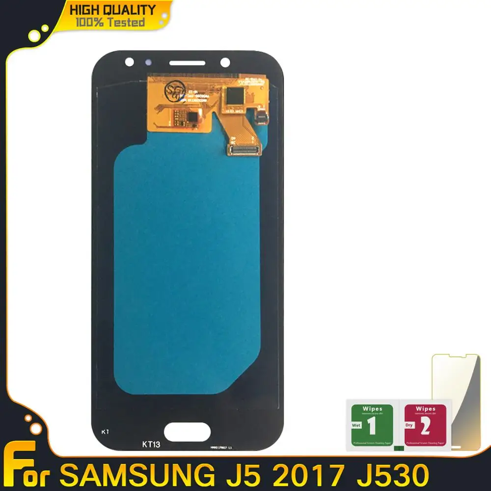 Super AMOLED копия OLED 2nd LCDs для Samsung Galaxy J5 2017 J530 SM J530F J530M дисплей 100% протестированный