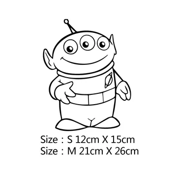 

Personality Cartoon Robot Car Sticker Styling Windshield Bumper Window Cover Scratches Waterproof Decal Accessories PVC15*12cm