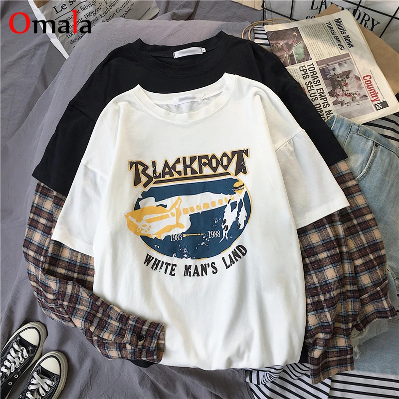 Fashion Long Sleeve T-shirt Korean 