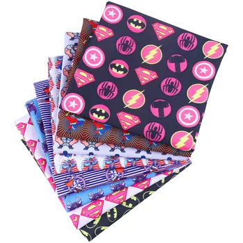 

50*140cm Cartoons pattern Polyester cotton Fabric Patchwor Printed for Tissue Kids Home Textile for Sewing Doll Dress Curtain