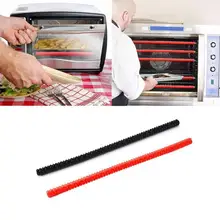1 шт. жаростойкая подставка для духовки, силиконовая стойка для духовки, защита от ожогов, полоса для духовки, зажим для края, защита для жаростойкого ожога