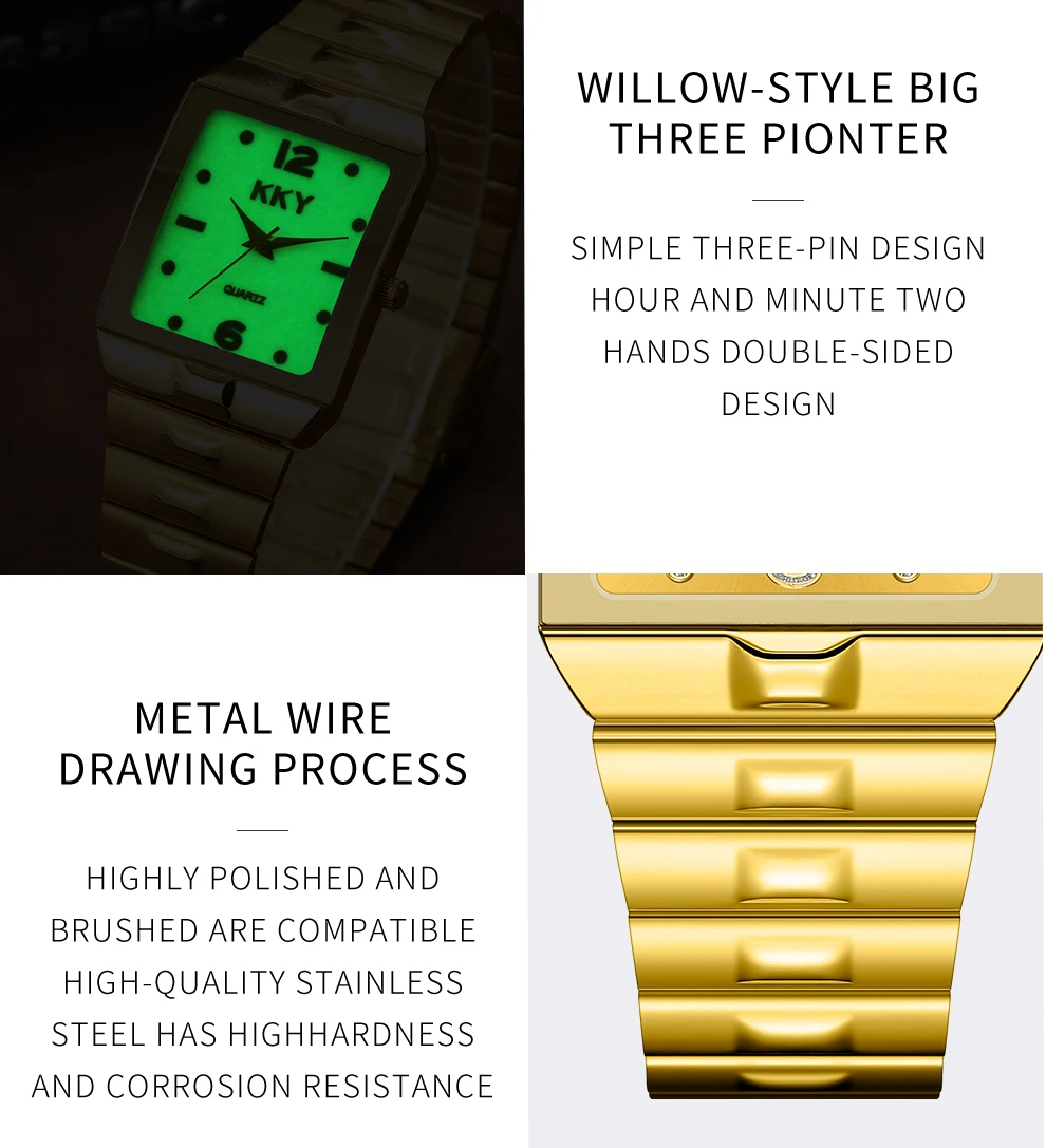 New Hotest Sale Creative Couple Watch 2022 Men's Women Watches KKY Brand Luxury Quartz Female Clock Waterproof lovers WristWatch