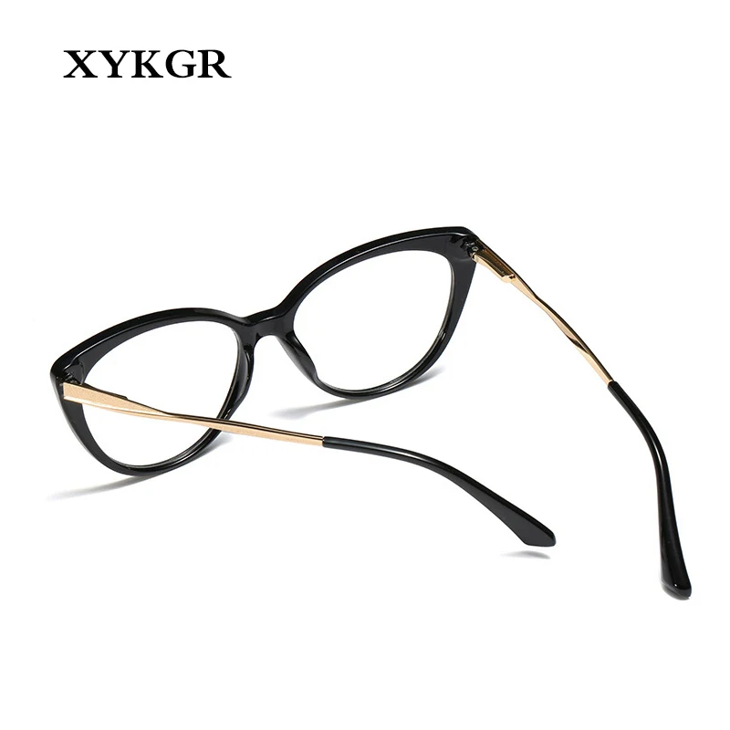 XYKGR, новинка, модные, плоские, зеркальные, для девушек, кошачьи очки, оправа, для мужчин, с близорукостью, очки, оправа для женщин, оптическая, для компьютера, очки, оправа
