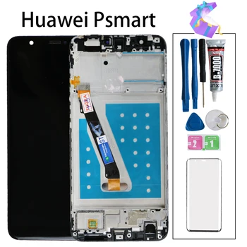 

For Huawei P Smart LCD Display Touch Screen Digitizer Assembly LCD Screen Replacement P Smart LCD With Frame FIG LX1 L21 L22