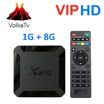 

Cheap IPTV Subscript Android 10 X96Q Volka Pro 2 Box set top 4K Android 1G 8G Tv Box Spain Qatar UAE Arabic X96 Q Media Player