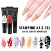 KADS 10 Pcs Nail Stamping Gel Polish Set for Nail Stamp Plates Template 8ml UV LED Soak Off Gel Print Manicure Tool Printing Gel 3