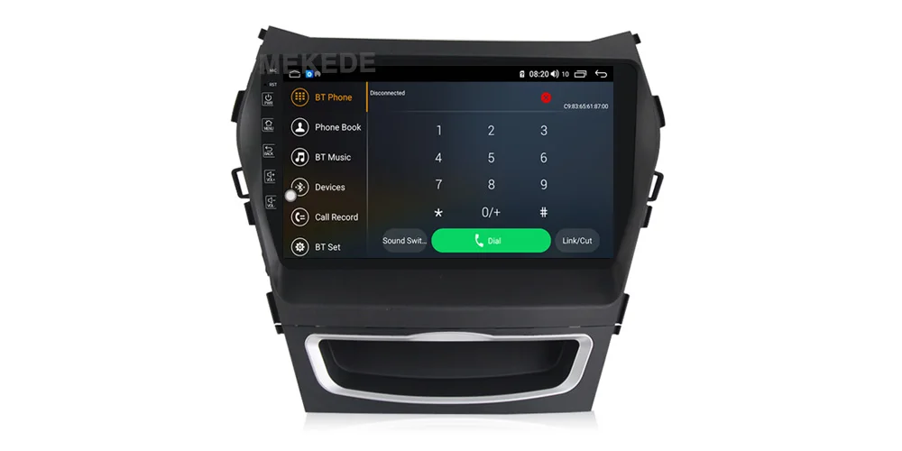 4G LTE android10.0 4G+ 64G Автомобильный мультимедийный gps навигатор радио плеер для hyundai IX45 Santa fe 2013 Встроенный carplay DSP ips
