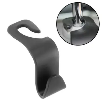 

2pcs Wholesale Car Back Seat Headrest Holder Auto Hanger Hooks Clip For Purse Bag Cloth Grocery Automobile Interior Accessories