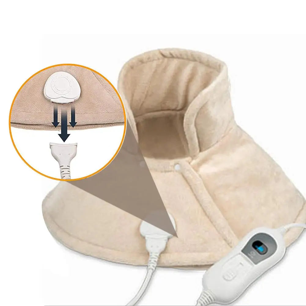 

Physiotherapy Heating Shawl Electric Heating Thermostatic Shoulder Neck Fever Relieve Shoulder Cervical Pain Quick Delivery