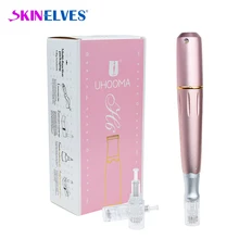 Электрический Дерма ручка Профессиональный Dr. Pen Дерма ручка для лица косметическое оборудование Dr ручка микроиглы с 2 шт Круглые нано-картриджи