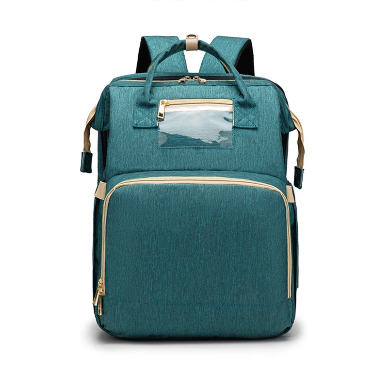 

Mummy Bag Nappy Bag Travel Backpack Folding Baby Backpack Large Capacity Multi-function Outing Backpack Bed