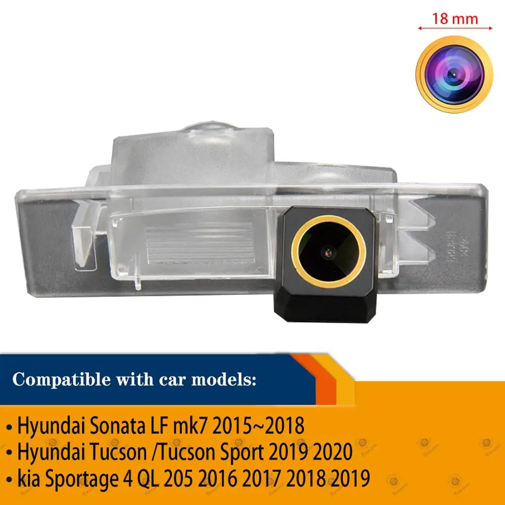 

HD 1280x720p Golden Camera Car Camera Rear View Reversing Backup Camera for Hyundai Sonata Tucson /Tucson Sport 2019 2020