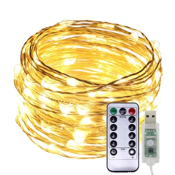 

Fairy Lamp Fairy String Light Fairy Light 8 Modes Outdoor Xmas Decor Garden Party Decoration Festival Yard 100LED