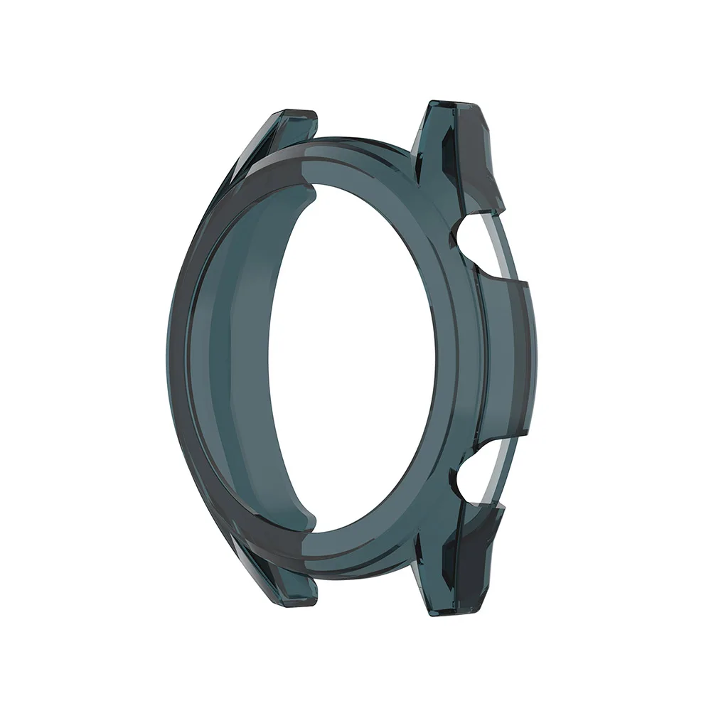 ТПУ Тонкий Смарт-часы защитный чехол для huawei Watch GT Active/элегантная оправа против царапин оболочки Smartwatch аксессуары - Цвет: Blue