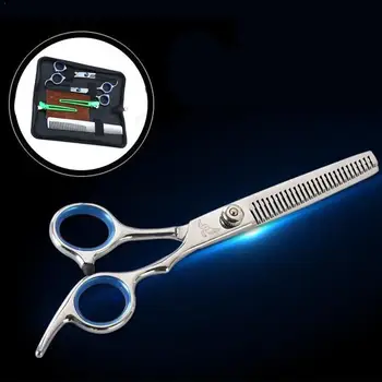 

Profissional Hairdressing Scissors Hair Cutting Scissors Set Barber Quality High Salon Scissors Kit Thinning inch 6 Shears B7J1