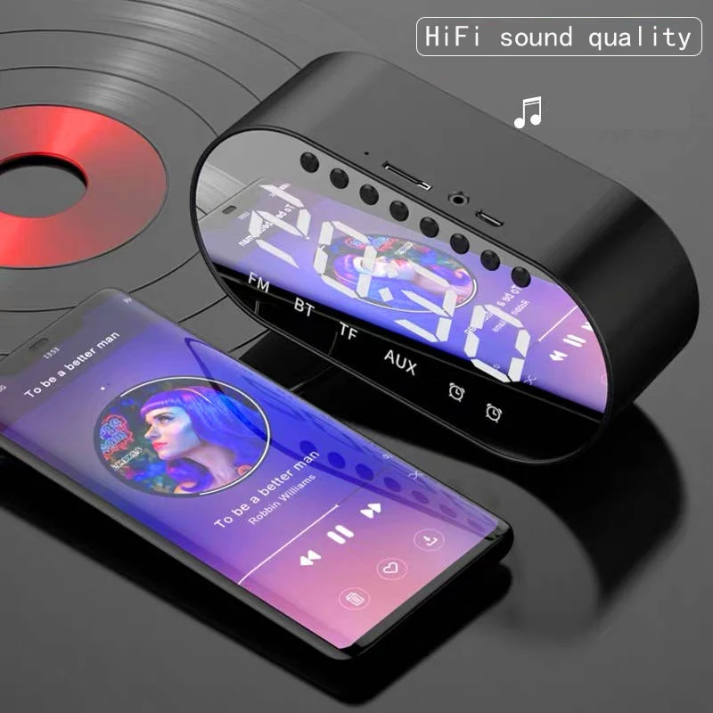 Портативный динамик беспроводной HIFI Bluetooth динамик домашний портативный TF карта аудио сабвуфер CC036