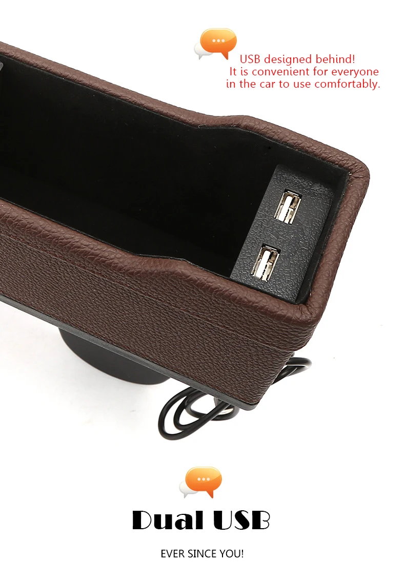 USB автомобильный органайзер для сидения, сумка для хранения, автомобильный держатель для телефона, сумка для ключей, кошелек для сигарет, аксессуары для автомобиля