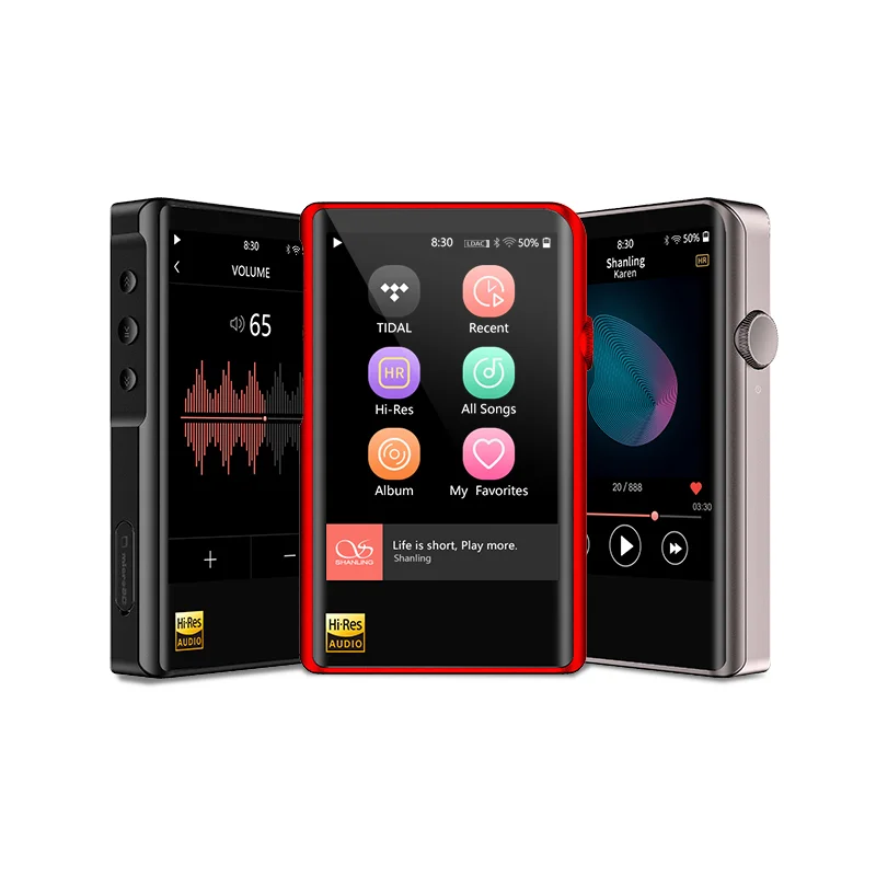 Портативный музыкальный плеер SHANLING M2X AK4490 USB DAC Bluetooth MP3 PCM32/384 DSD256 Airplay Wi-Fi усилитель
