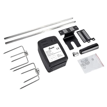 

Outdoor Electric Grill Motor Roasted Beef Camping Barbecue Chicken Stainless Steel Accessories BBQ Tools Cooking Rotisserie Set