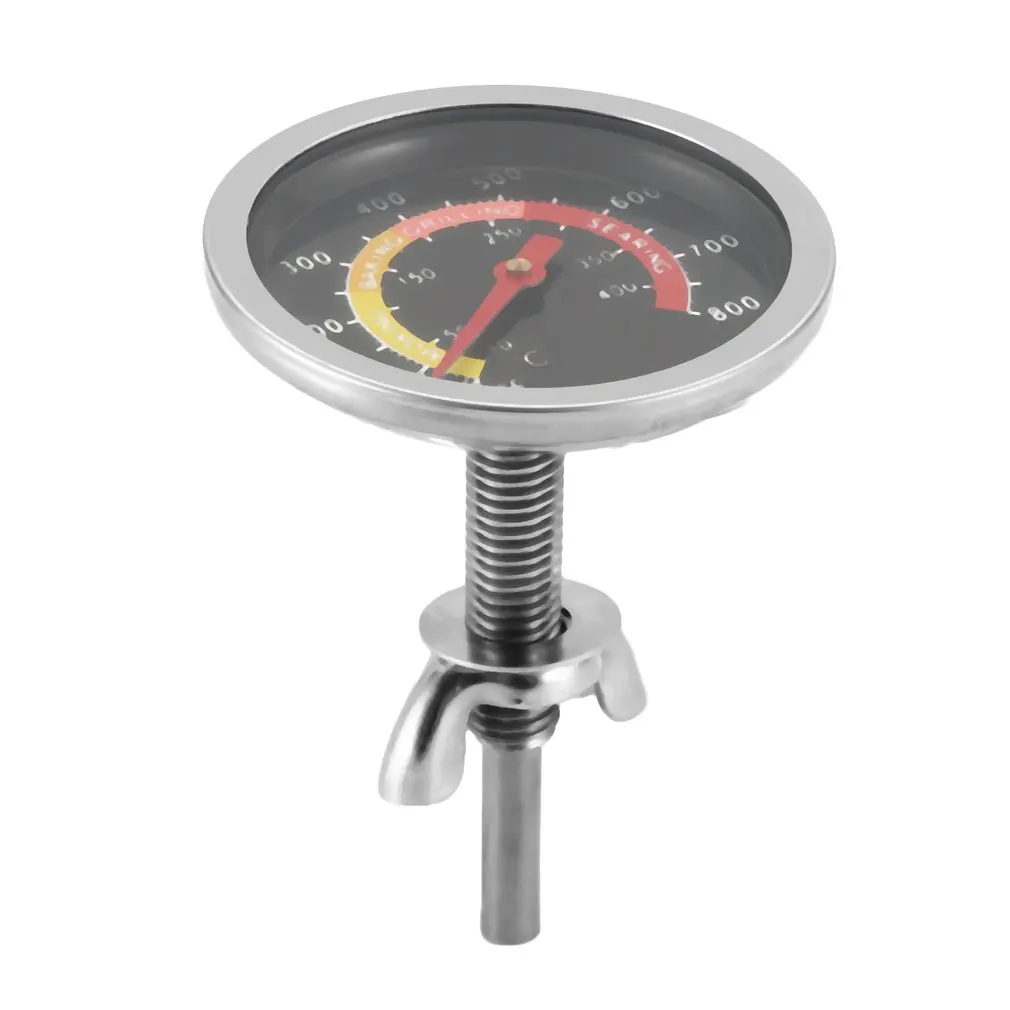 

New Stainless Steel BBQ Smoker Grill Thermometer Temperature Gauge 10-400Degrees Celsius